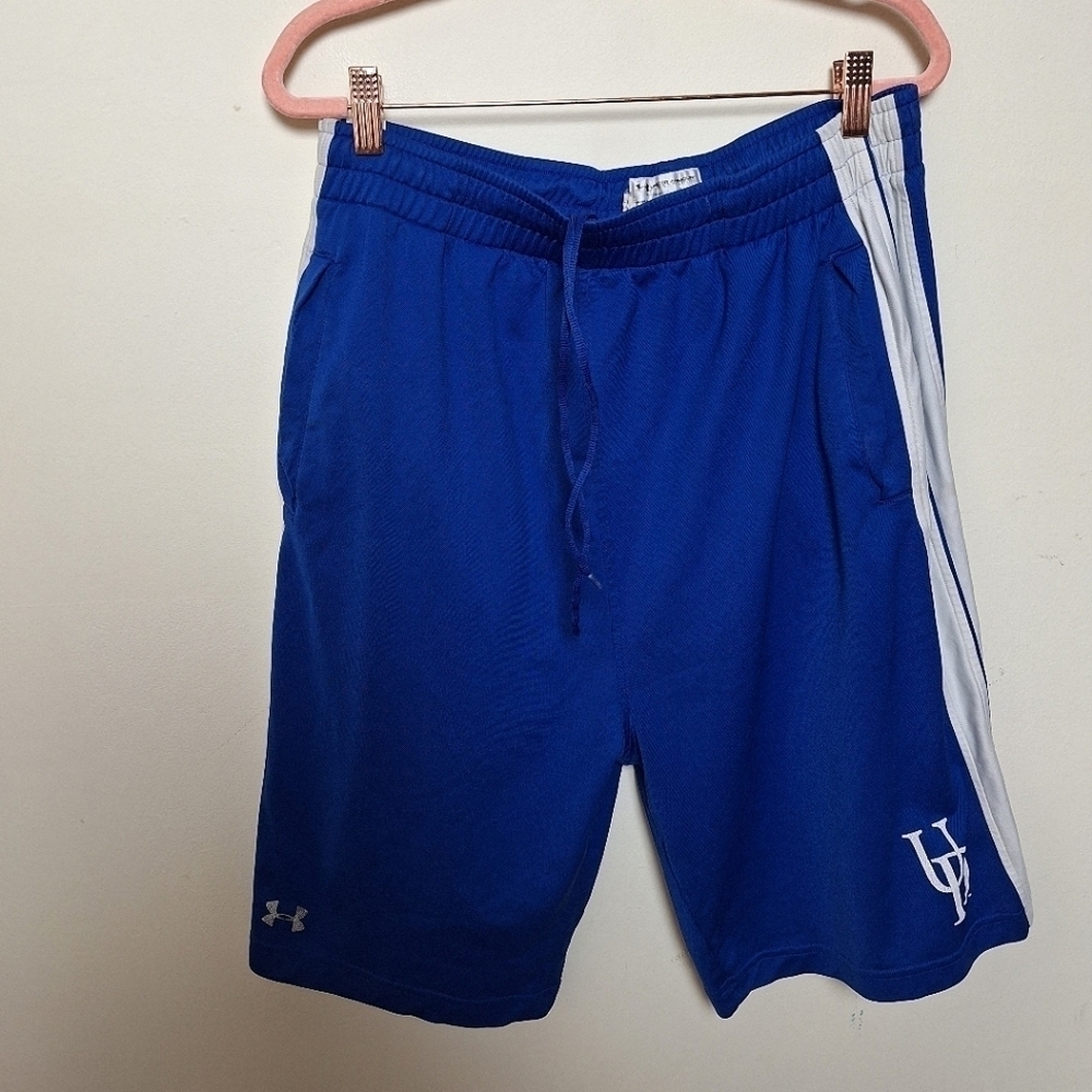 Under Armour Men's Blue University of Delaware Drawstring Waist Athletic Shorts